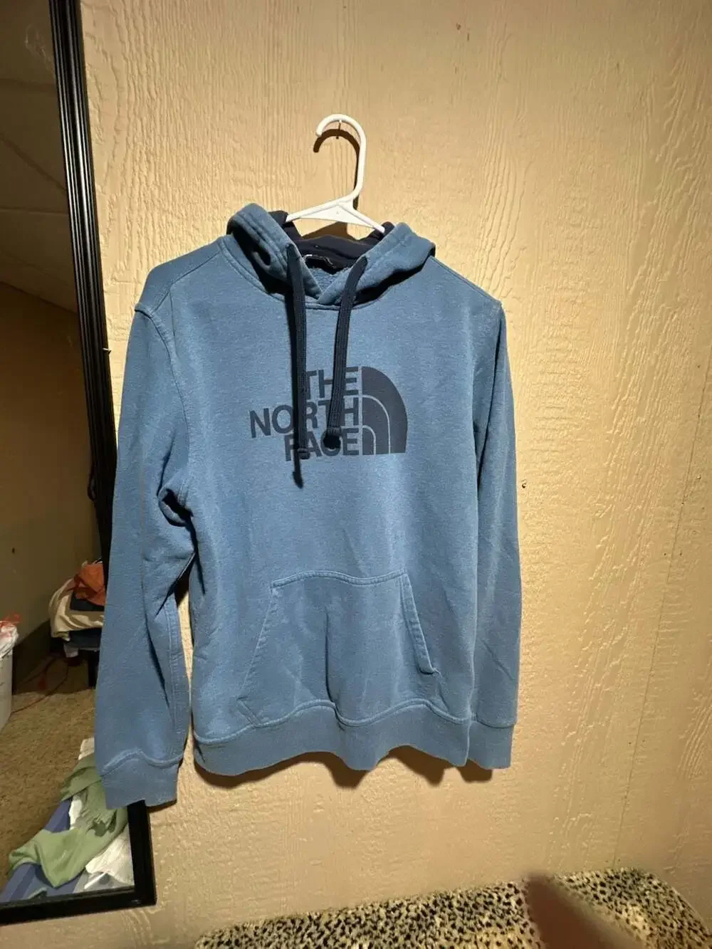 The North Face Men's Blue Pullover Hoodie Sweatshirt